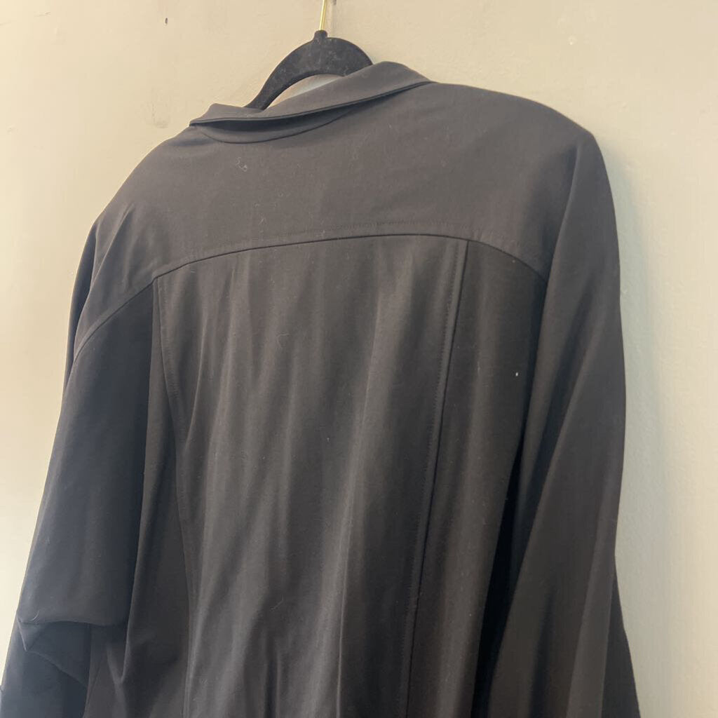 Lafayette 148 Black Long Sleeve Blazer Top 12