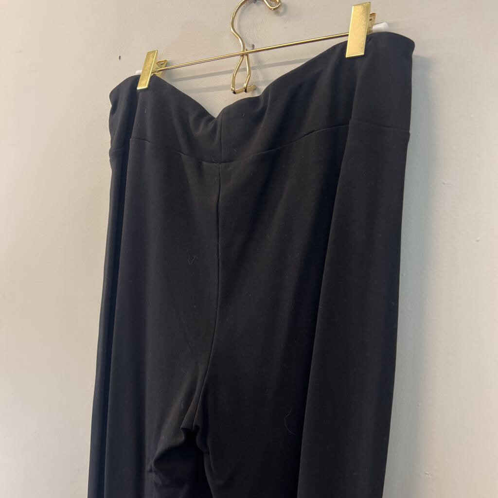 Narration Black Embellished Ankle Pull On Pants Extra Large