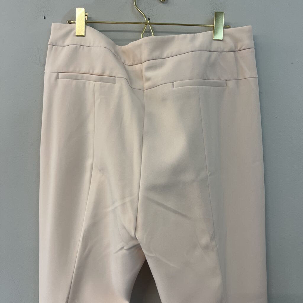 Adrianna Papell Blush Wide Leg Trouser Pants 14