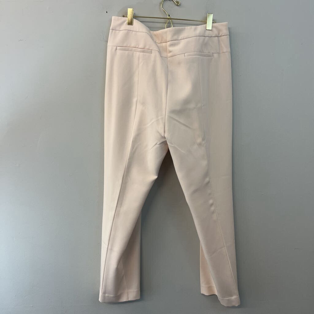 Adrianna Papell Blush Wide Leg Trouser Pants 14