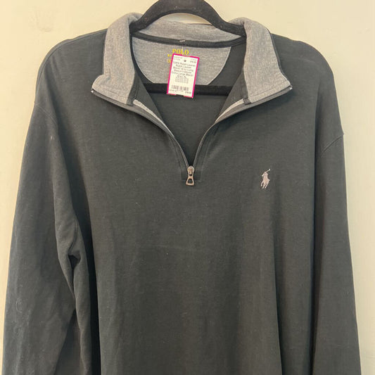 Ralph Lauren Black/ Grey Long Sleeve Pullover Extra Large