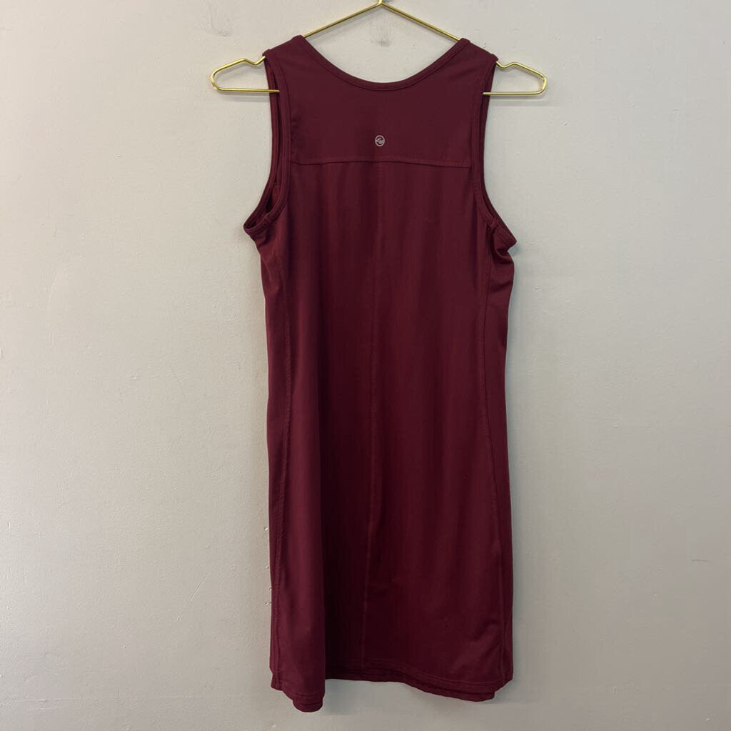 Eddie Bauer Burgundy Tank Dress Small