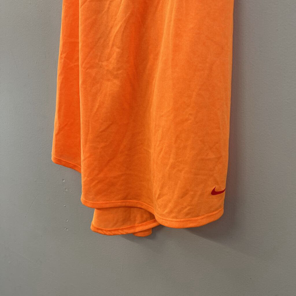 Nike Bright Orange/ Red Strap Athletic Tank Top Large