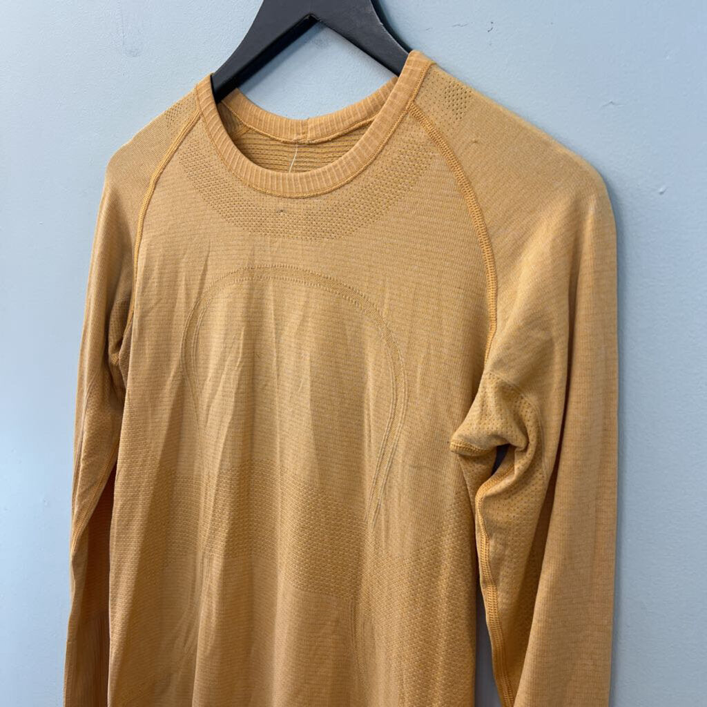 Lululemon Orange Long Sleeve Athletic Top 8