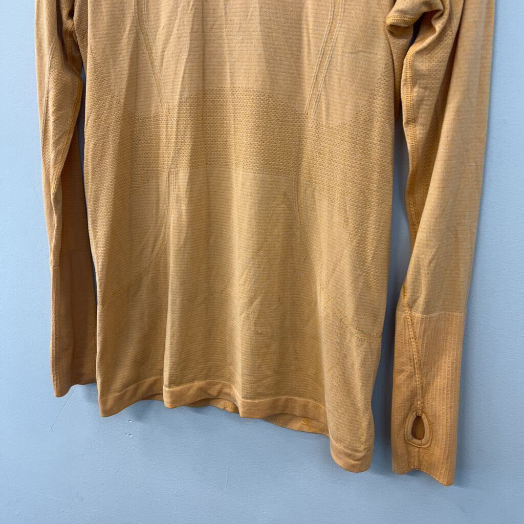Lululemon Orange Long Sleeve Athletic Top 8
