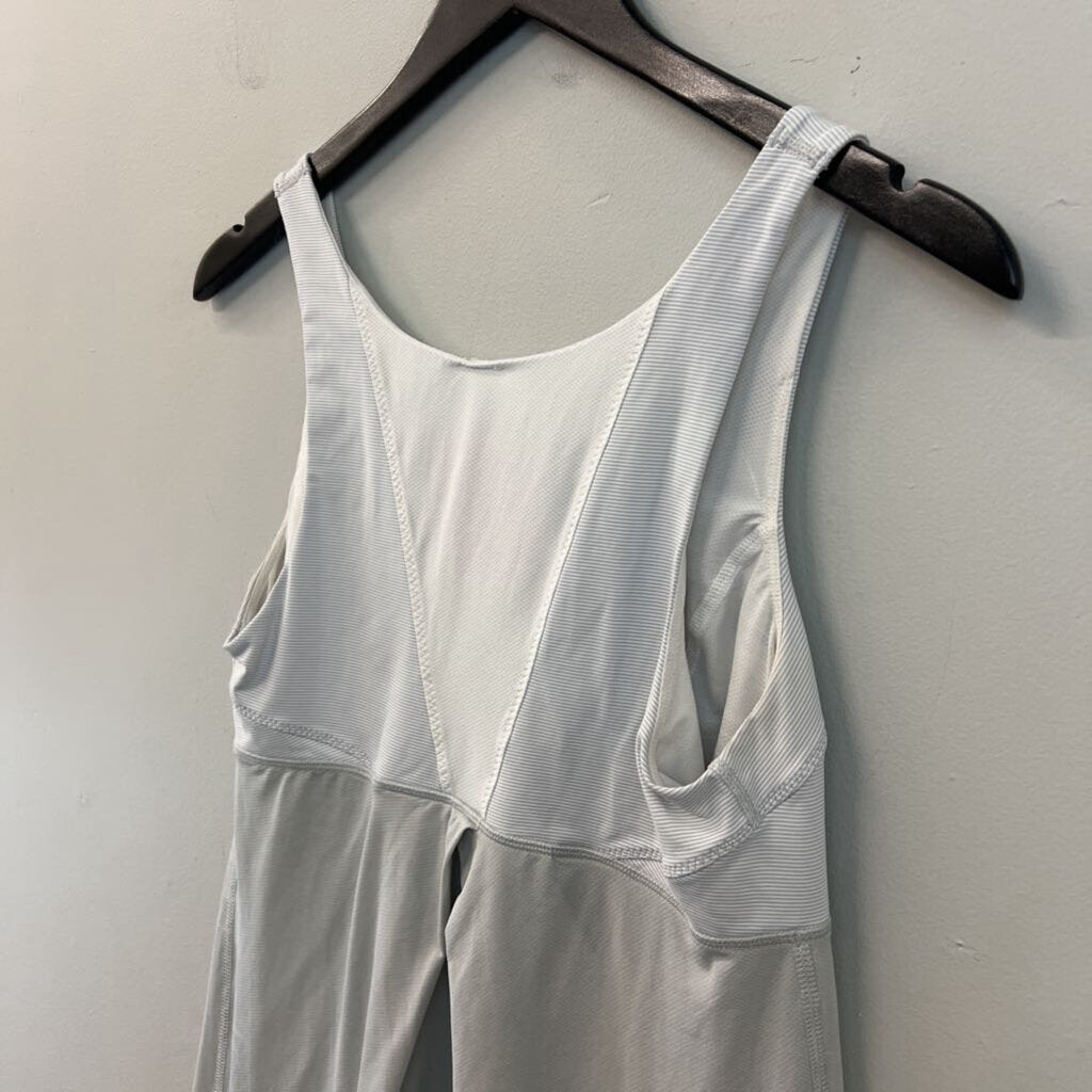 Lululemon Grey Cinch Waist Athletic Tank Top Medium