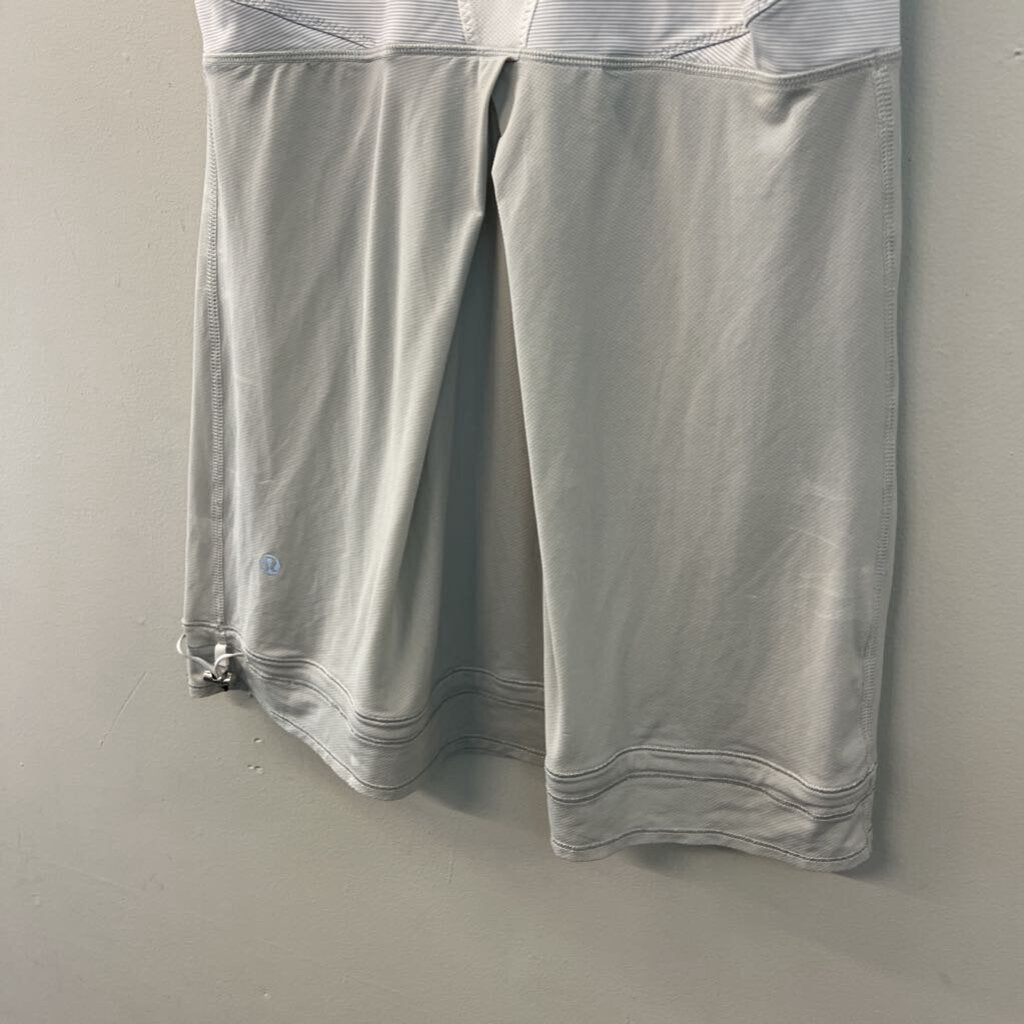 Lululemon Grey Cinch Waist Athletic Tank Top Medium