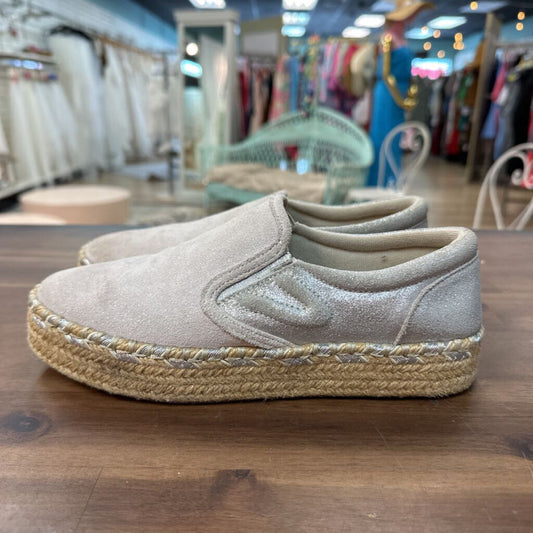Tretorn Grey Emilia 2 Espadrille Platform Shoes 7