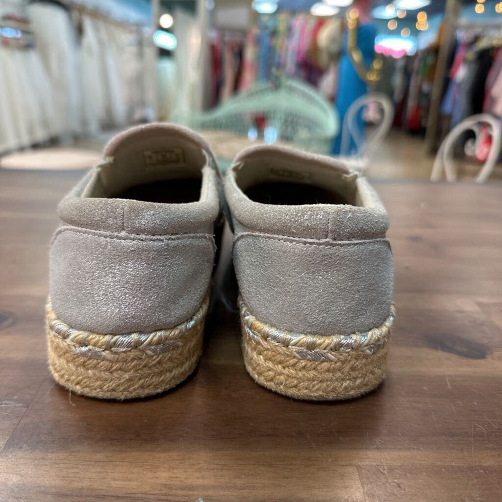 Tretorn Grey Emilia 2 Espadrille Platform Shoes 7