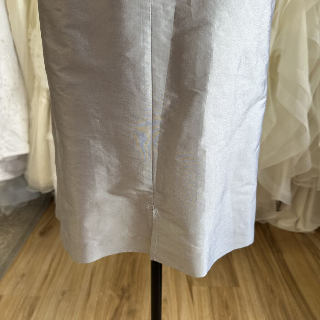 JS Boutique Silver/ Black Lace Layered Short Formal Dress 12