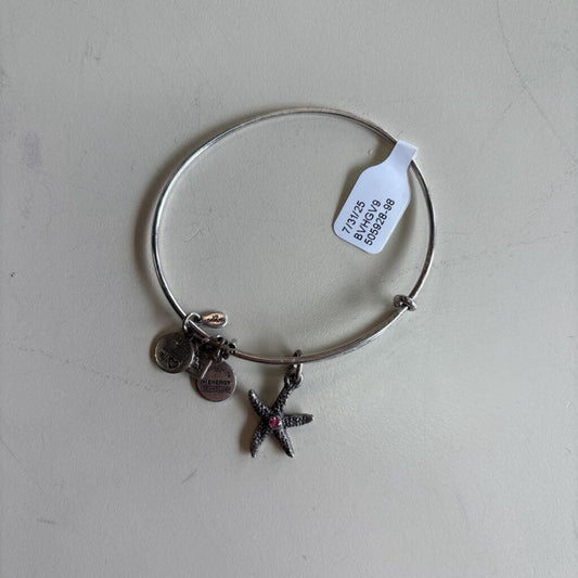 Alex and Ani Silver Starfish Bangle Charm Bracelet