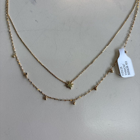Gold Layered Star Necklace