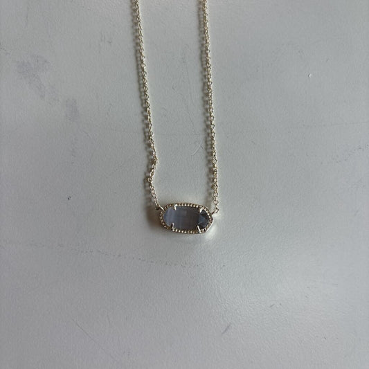 Kendra Scott Gold/ Grey Stone Elsie Pendant Necklace