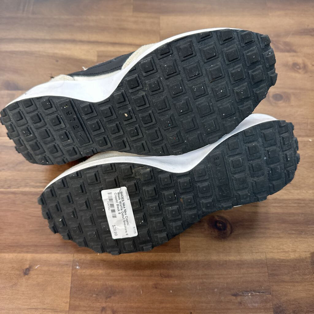 Nike Cream/ Black Waffle Debut Sneakers 8