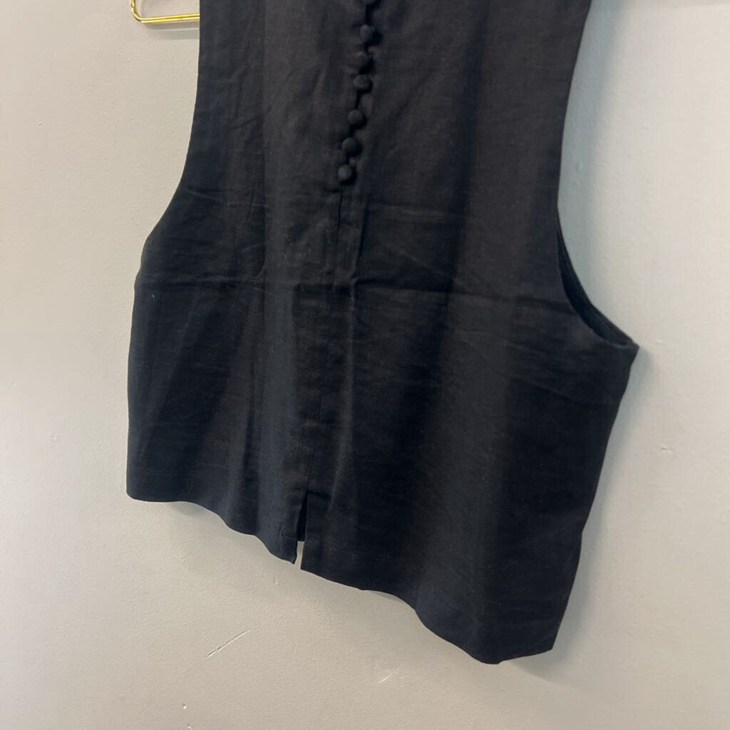Banana Republic Black Cropped Tank Top Small