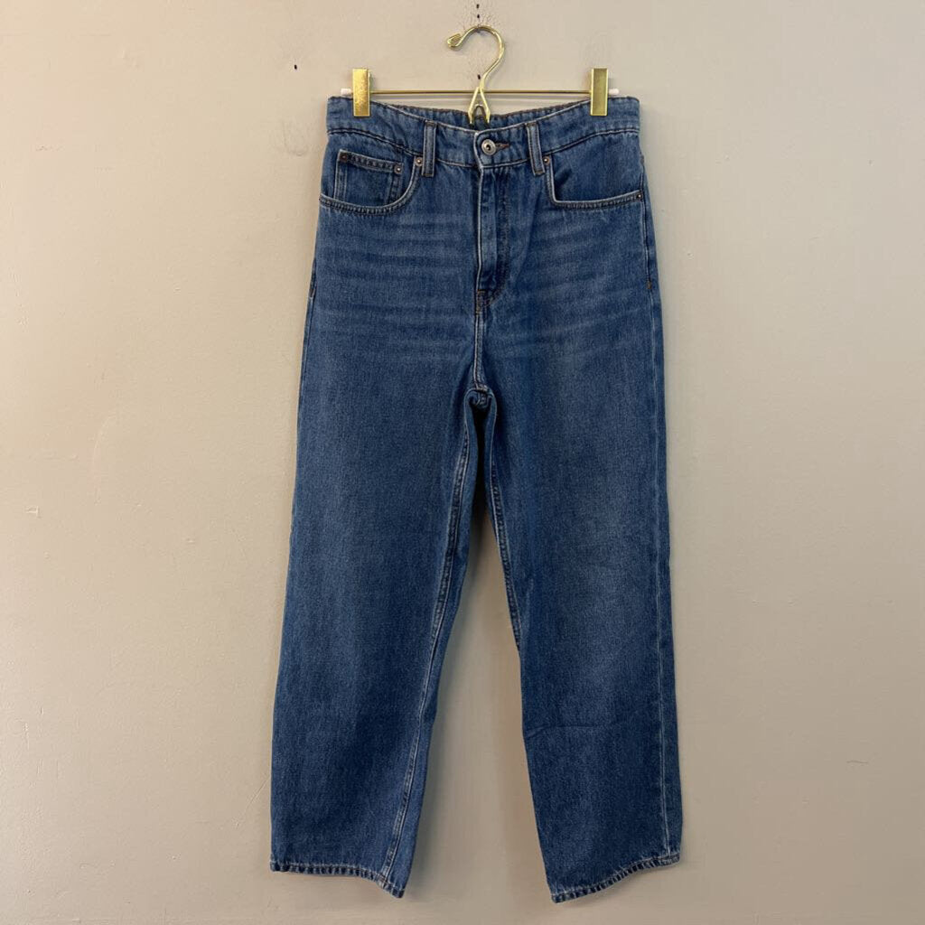 Jigsaw Medium Wash Wide Leg Jeans 26