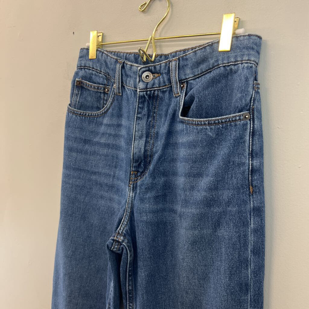 Jigsaw Medium Wash Wide Leg Jeans 26