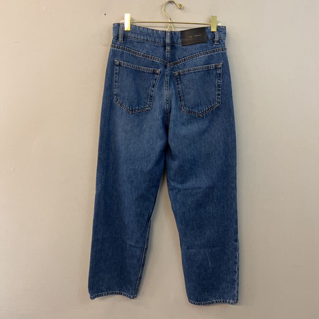 Jigsaw Medium Wash Wide Leg Jeans 26