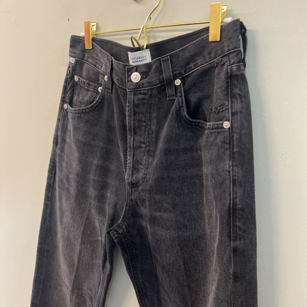 Citizens of Humanity Black High Rise Mom Jeans 26