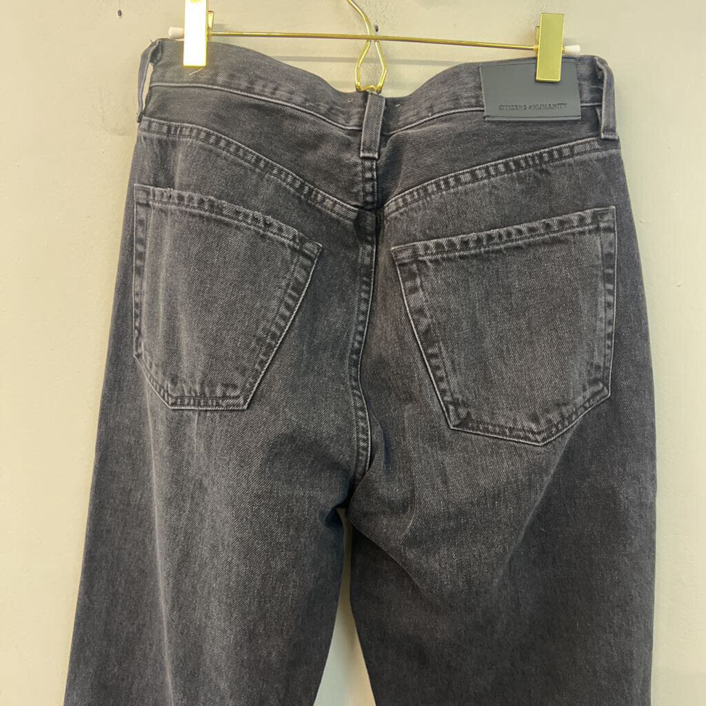 Citizens of Humanity Black High Rise Mom Jeans 26