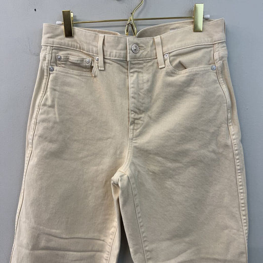 AYR Beige High Waisted Denim Jeans 26