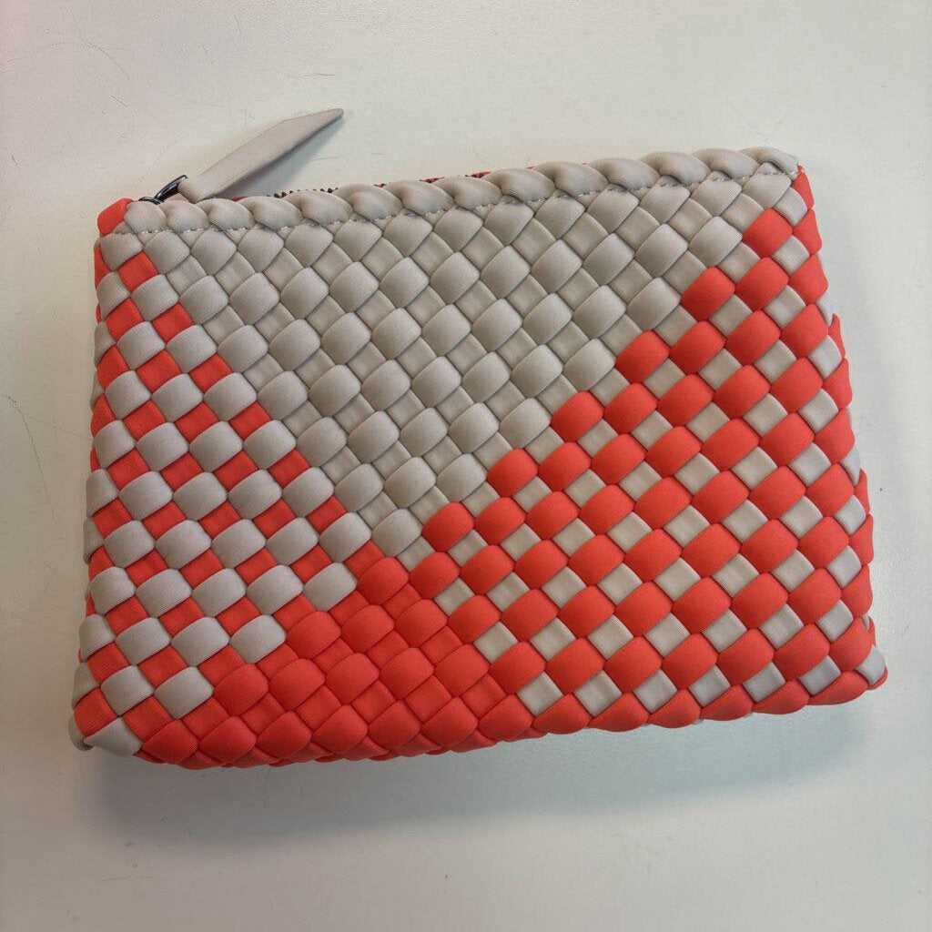 Naghedi Orange/ Cream St. Barths Petit Tote Purse