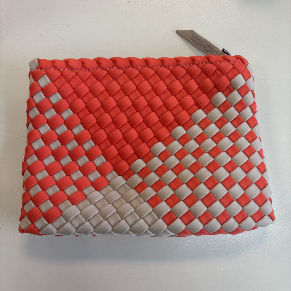 Naghedi Orange/ Cream St. Barths Petit Tote Purse
