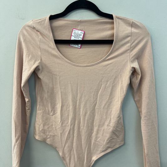 True Hues Blush Long Sleeve Bodysuit Extra Small