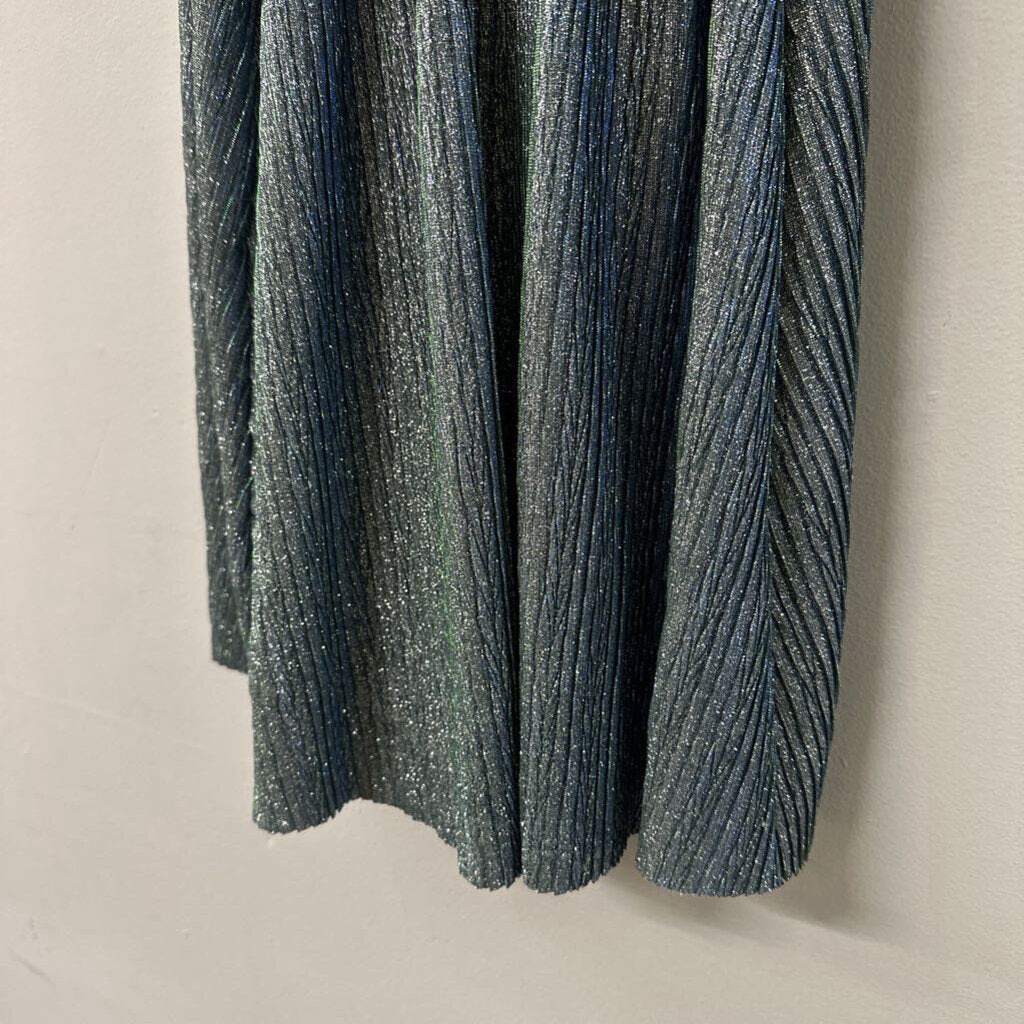 Lulus Green/ Blue Iridescent Sparkle Short Formal Dress Small