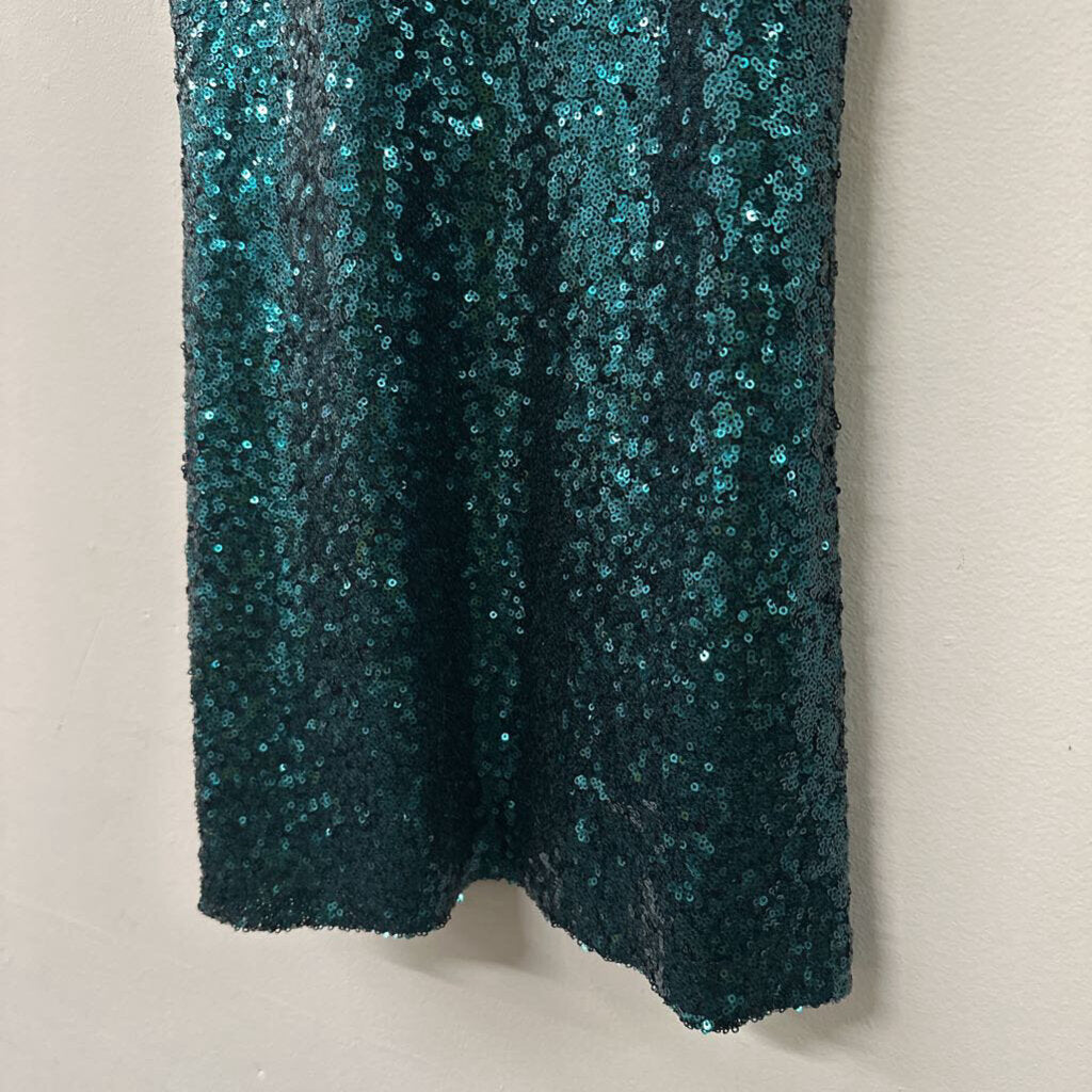 Lulus Green Sequin Short Formal Dress Extra Small
