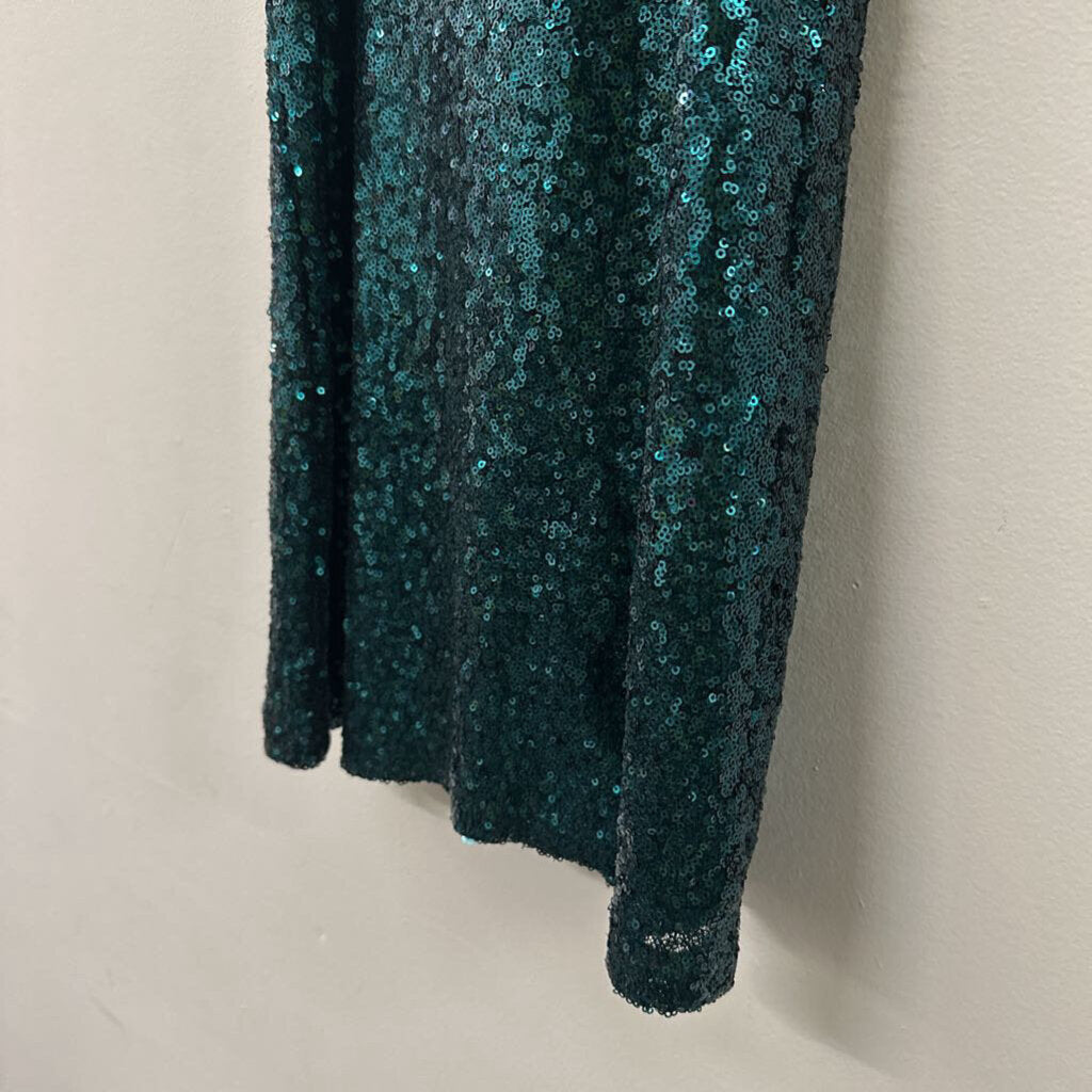 Lulus Green Sequin Short Formal Dress Extra Small