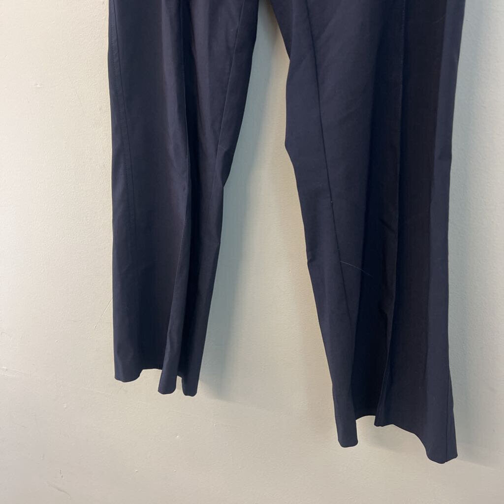 Robell Navy Straight Leg Pull On Pants 12