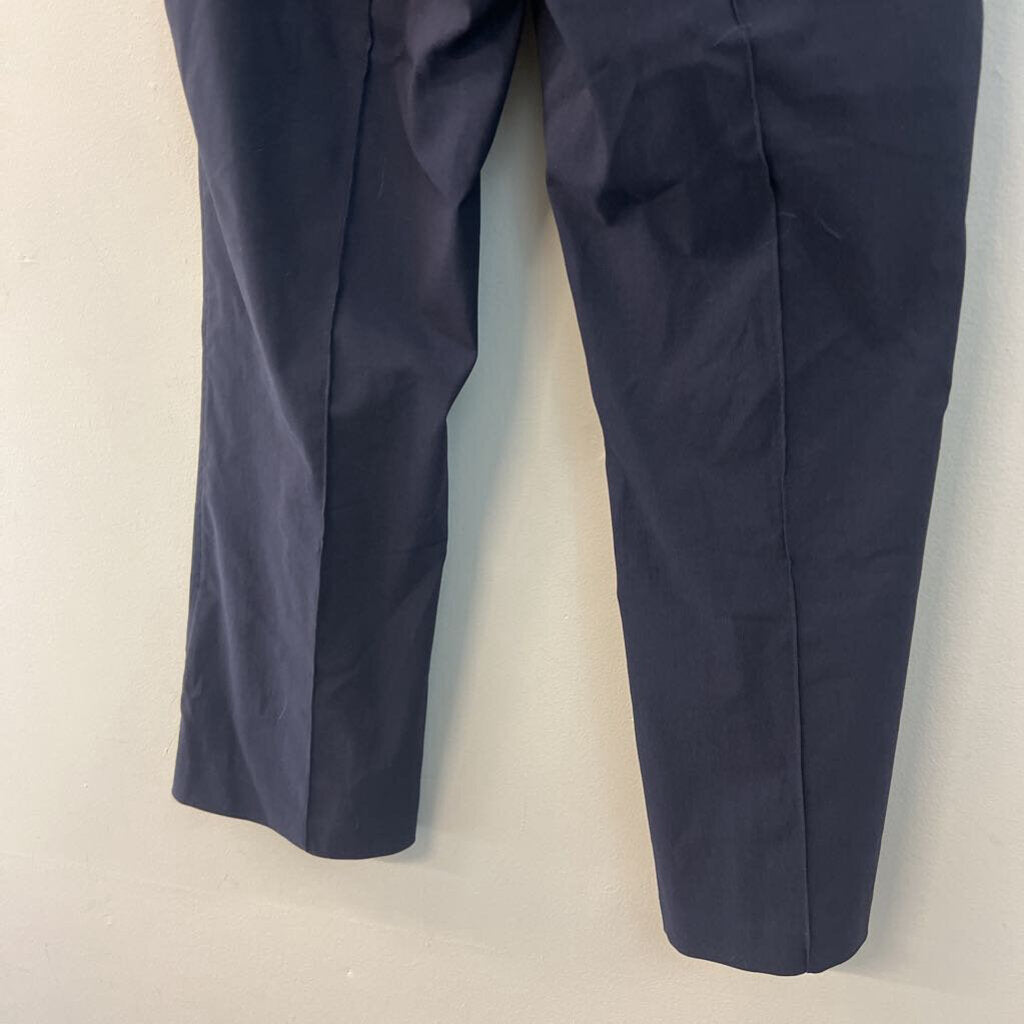 Robell Navy Straight Leg Pull On Pants 12