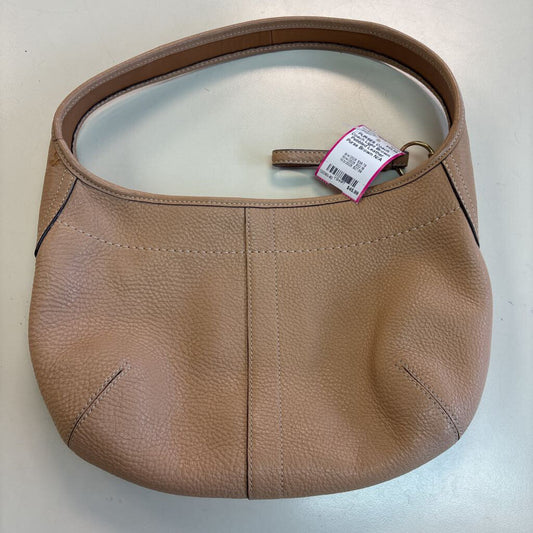Coach Light Brown Pebbled Leather Purse