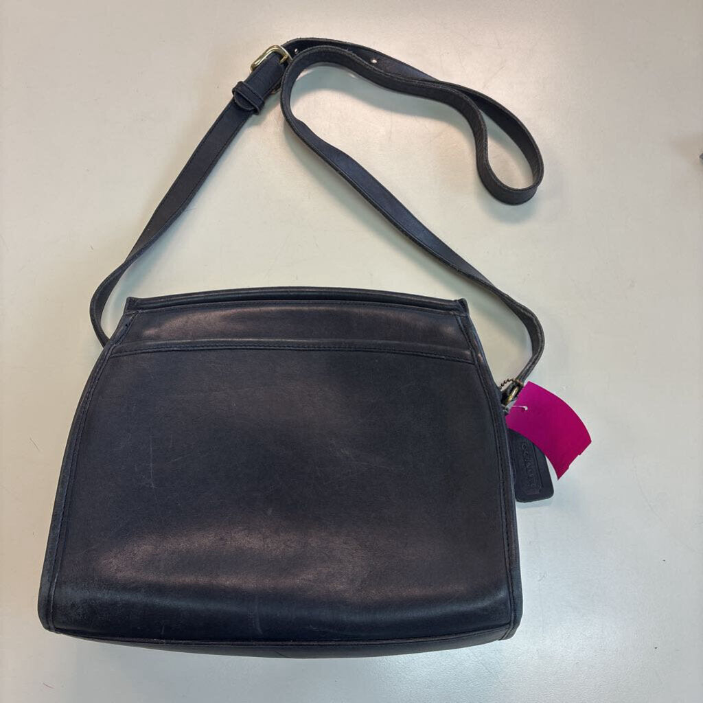 Coach Black Leather Crossbody Purse