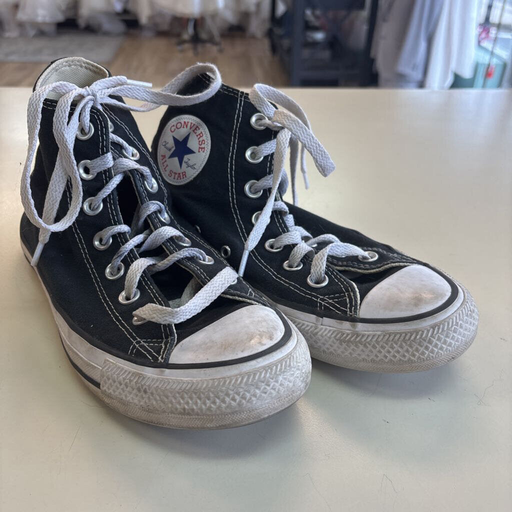 Converse All Star Black High Top Sneakers 6.5