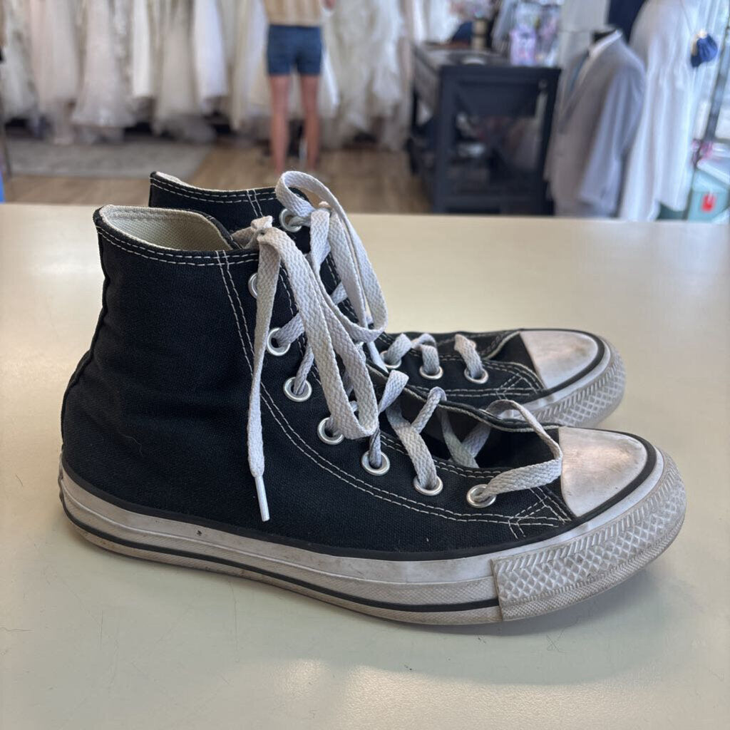 Converse All Star Black High Top Sneakers 6.5