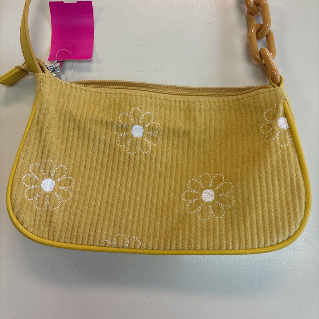 Art Class Yellow/ White Flower Small Purse