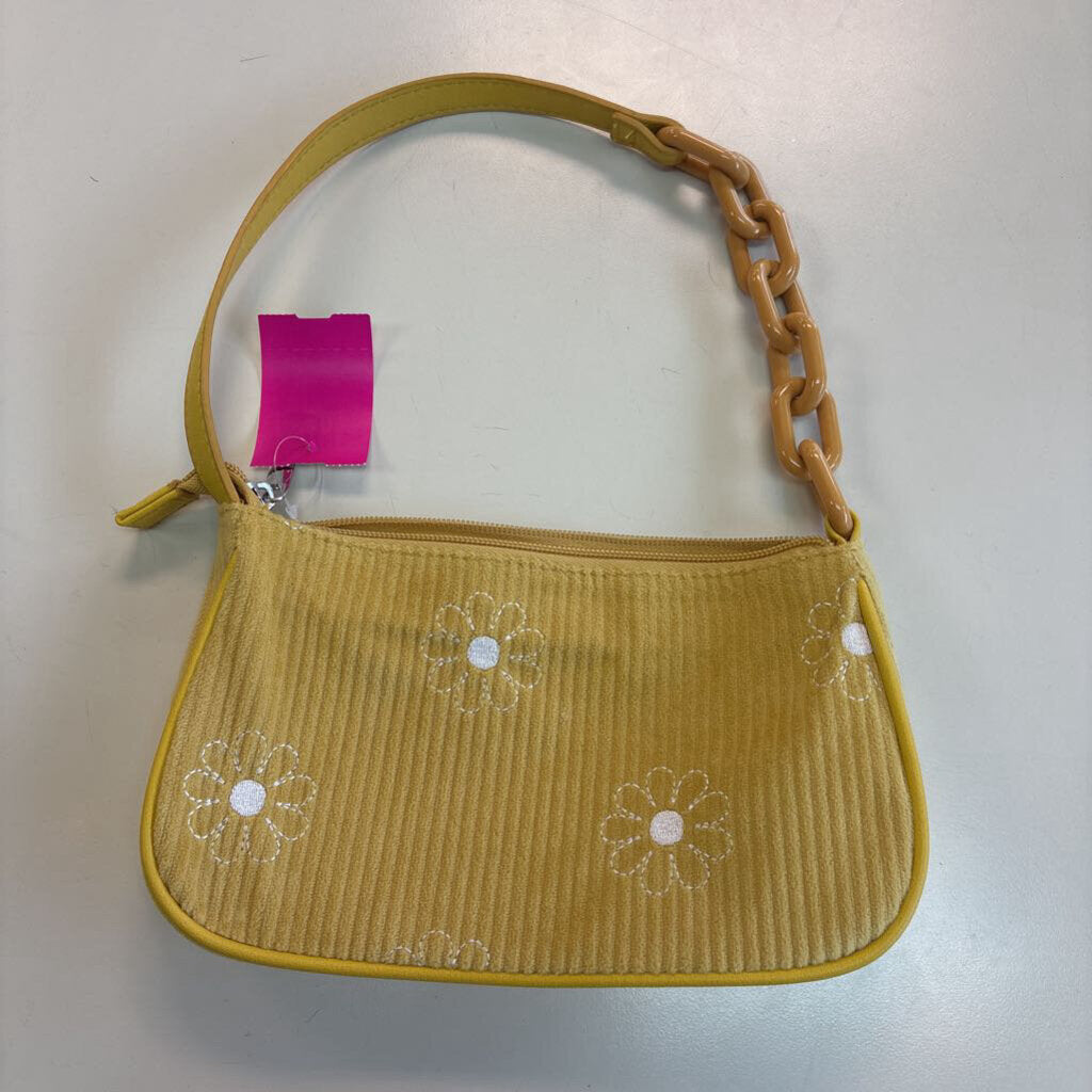 Art Class Yellow/ White Flower Small Purse