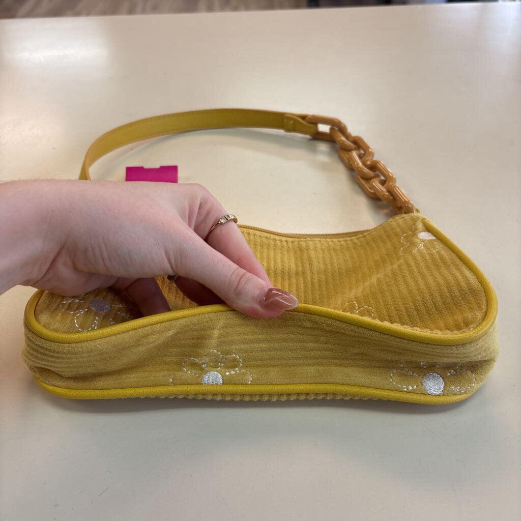 Art Class Yellow/ White Flower Small Purse