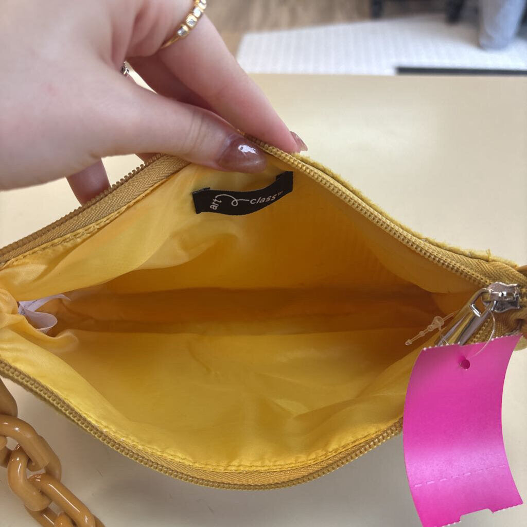 Art Class Yellow/ White Flower Small Purse