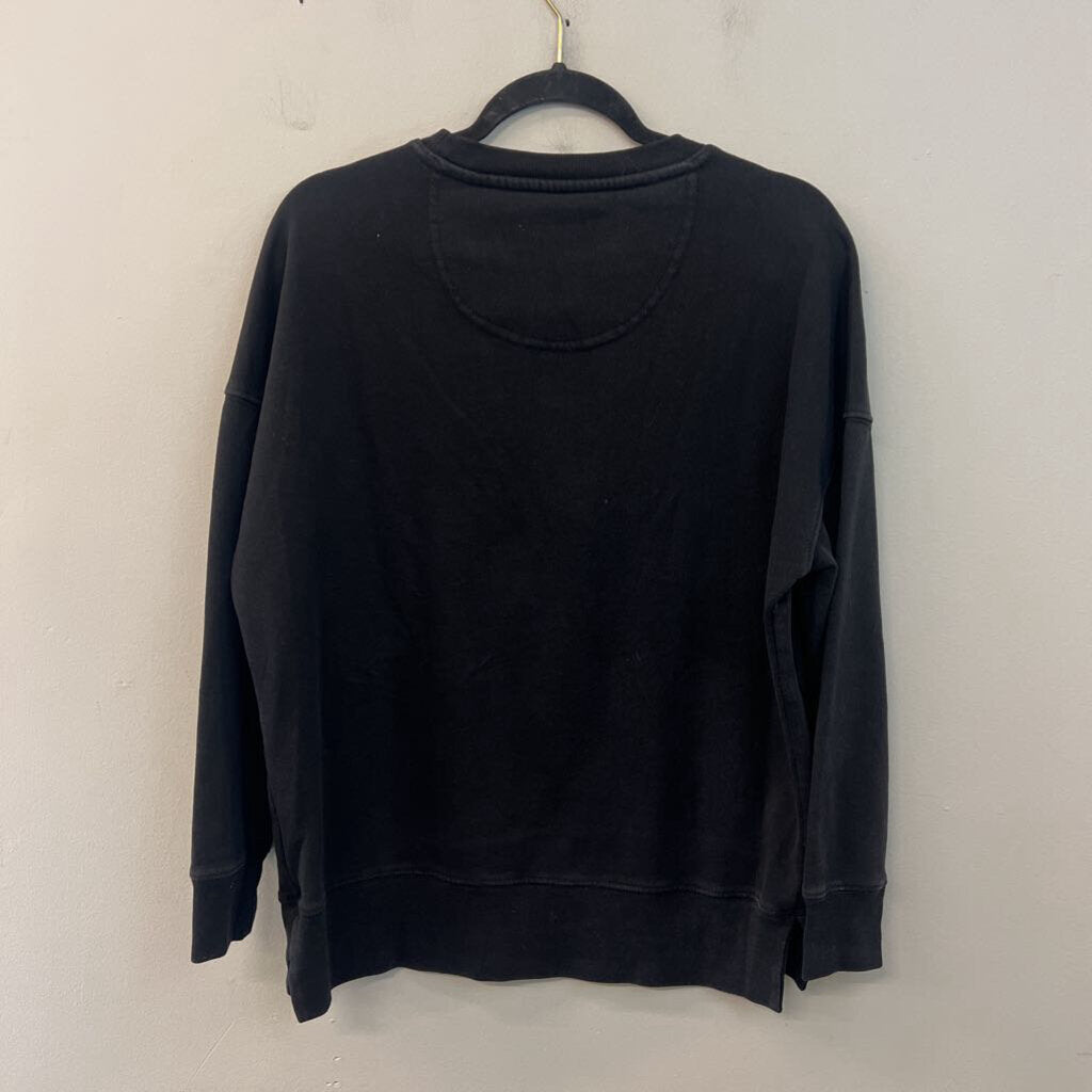 The Rolling Stones Black Graphic Long Sleeve Pullover Extra Small