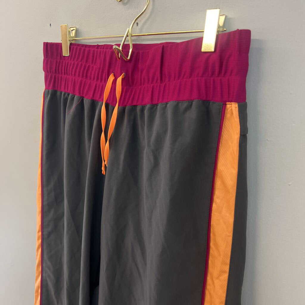 The North Face Grey/ Orange/ Pink Cropped Pants Medium