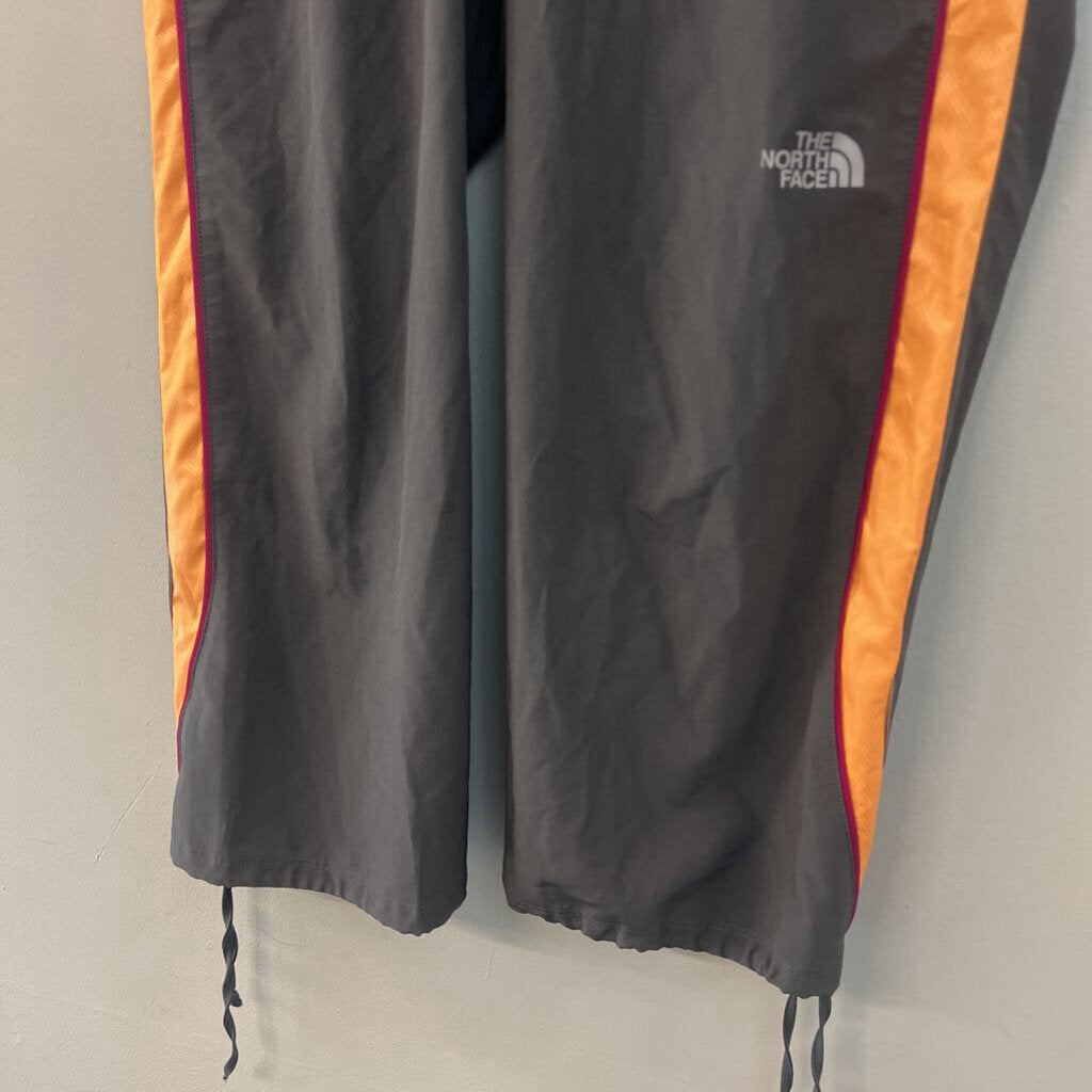 The North Face Grey/ Orange/ Pink Cropped Pants Medium