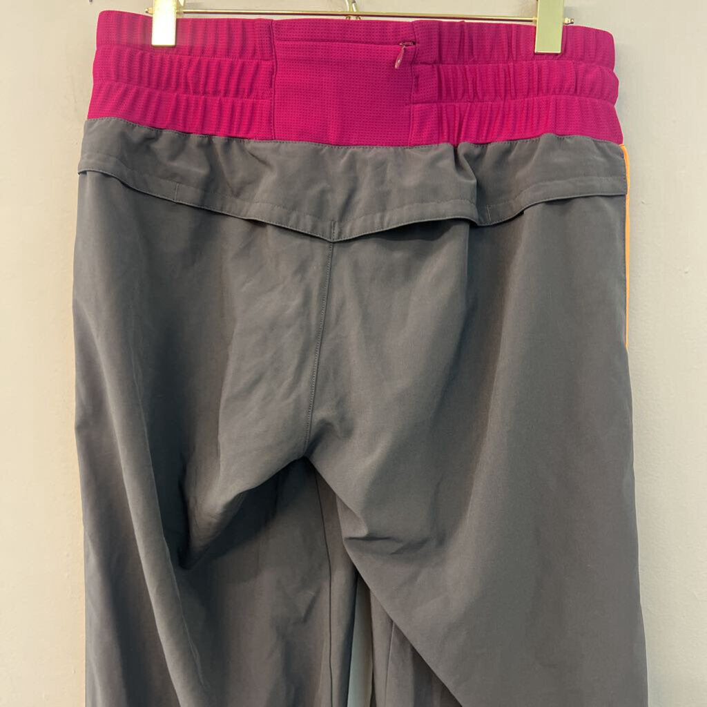 The North Face Grey/ Orange/ Pink Cropped Pants Medium