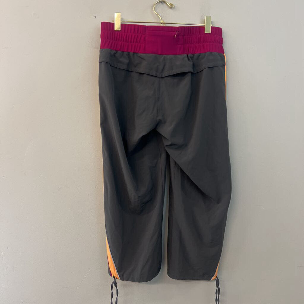 The North Face Grey/ Orange/ Pink Cropped Pants Medium