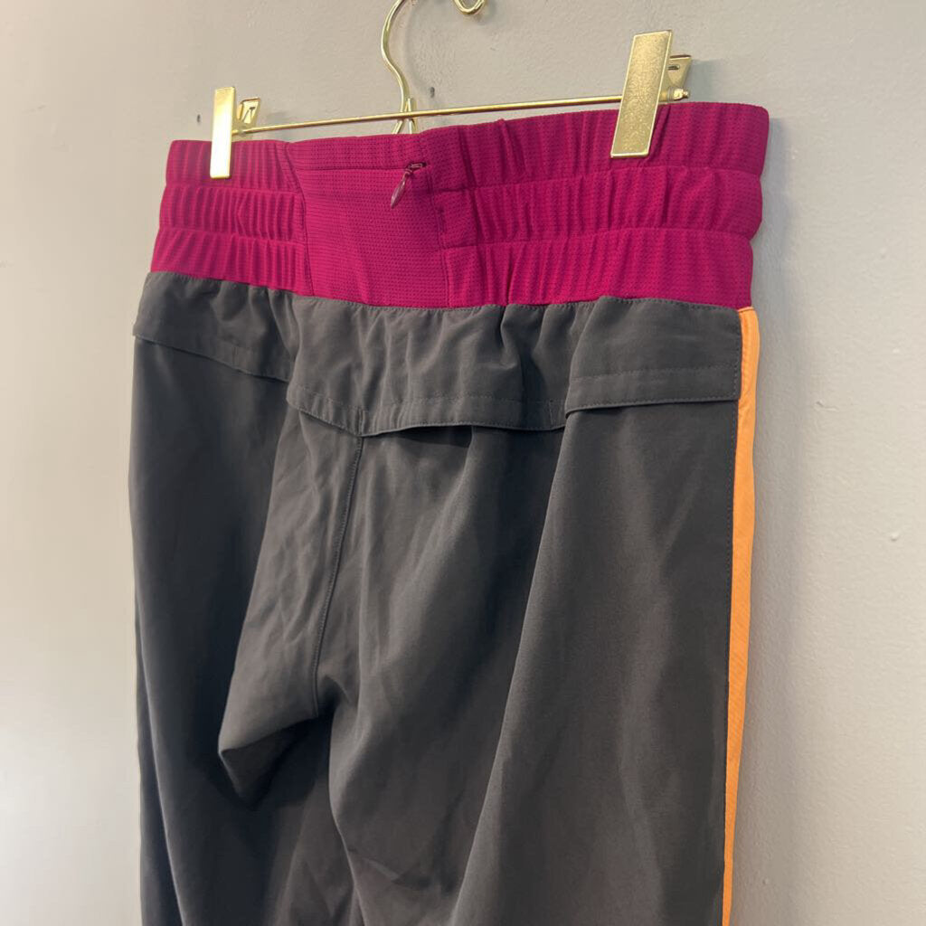 The North Face Grey/ Orange/ Pink Cropped Pants Medium