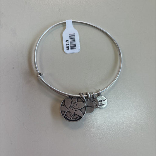 Alex and Ani Silver Grandmother Charm Bangle Bracelet
