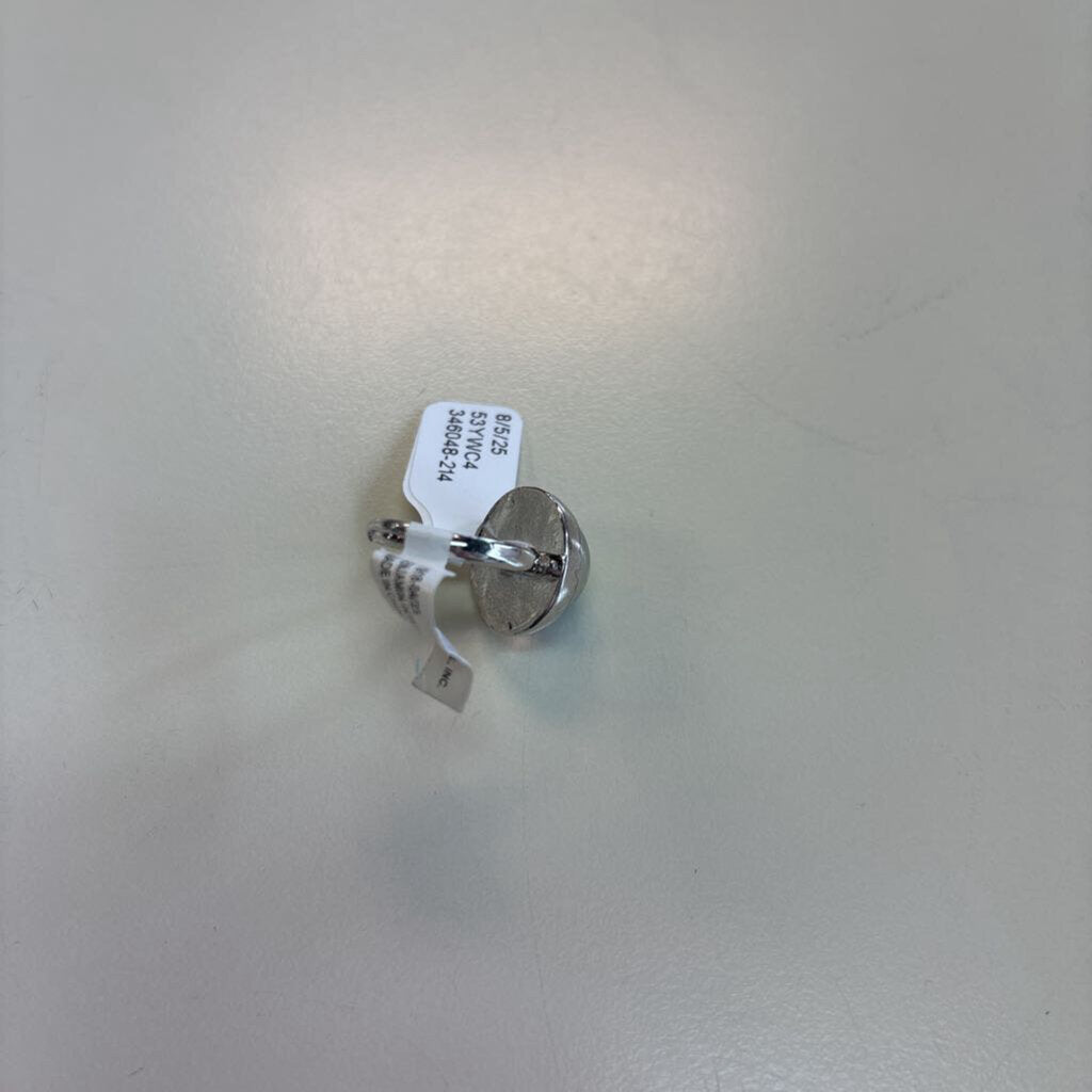 Silver Adjustable Statement Mood Ring