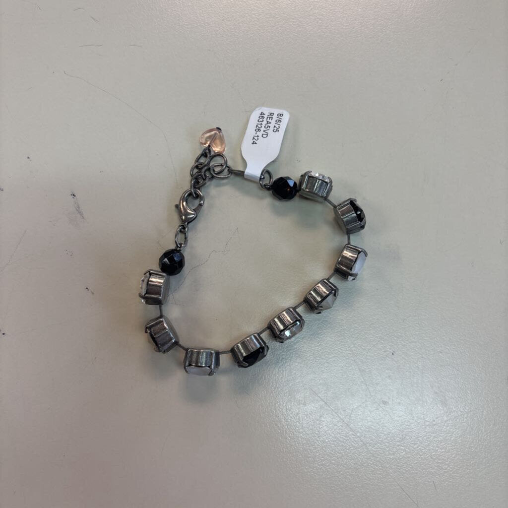 Sabika Black/ Silver Stone Bracelet